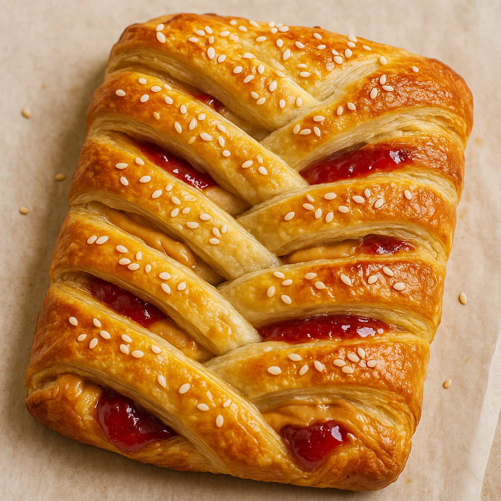 Peanut Butter & Jelly Puff Pastry