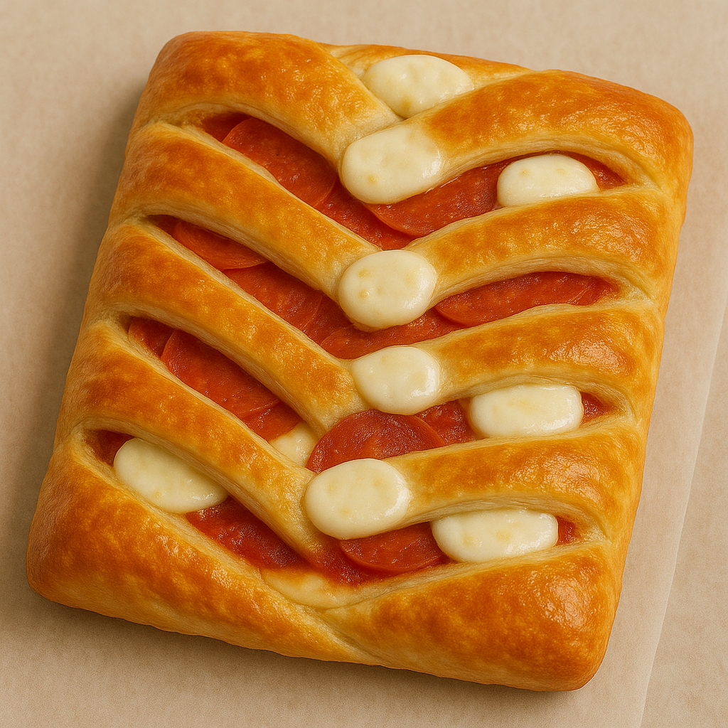 Pizza Braided Puff Pastry