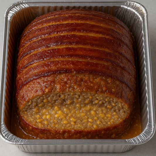 Bacon Wrapped Cheesy Meatloaf