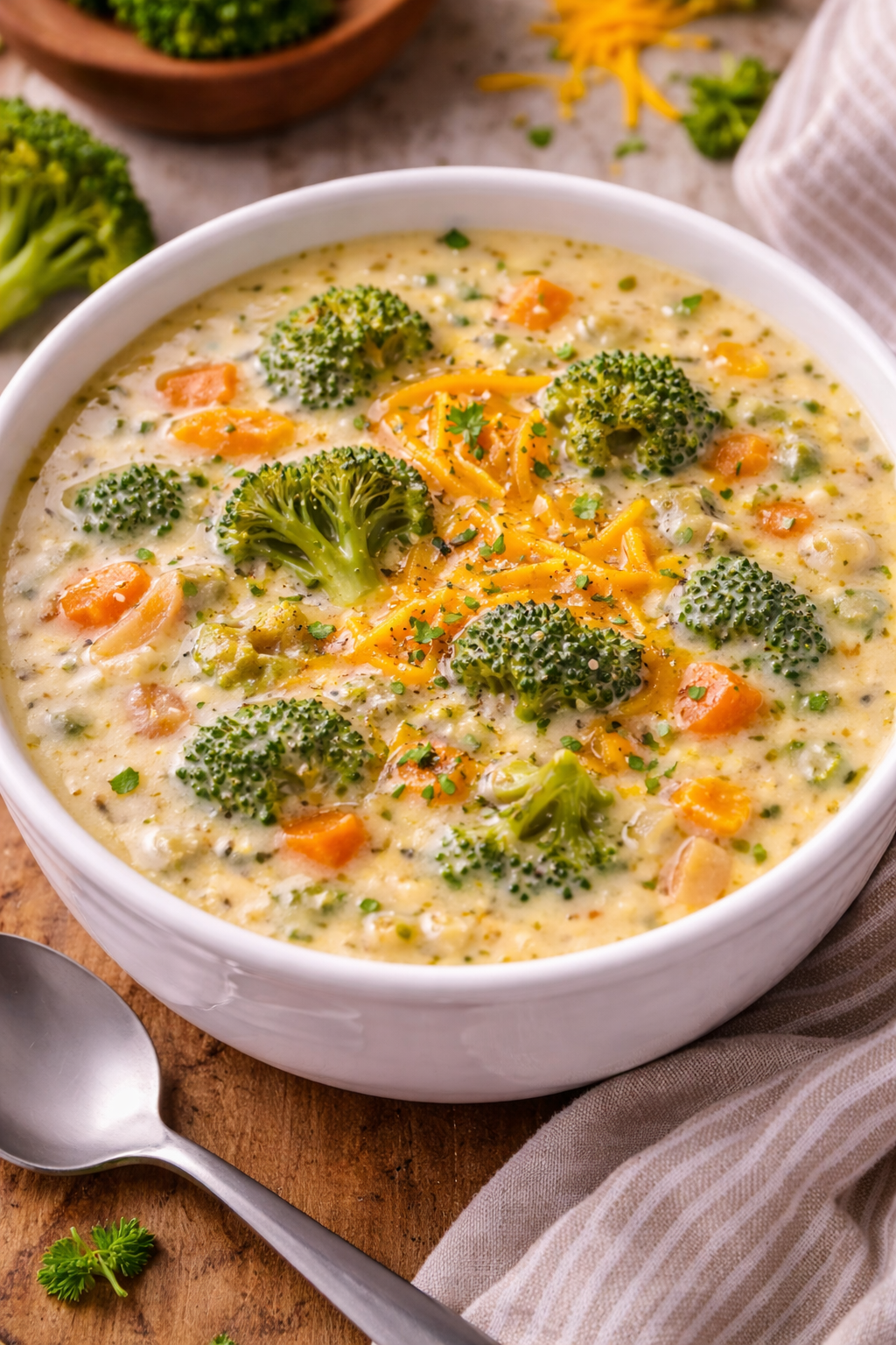 Slow Cooker Broccoli Cheese Soup