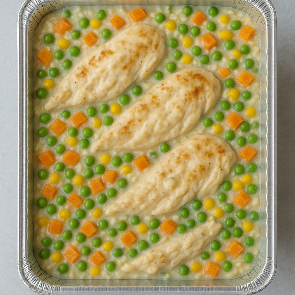 Chicken, Rice & Veggie Casserole