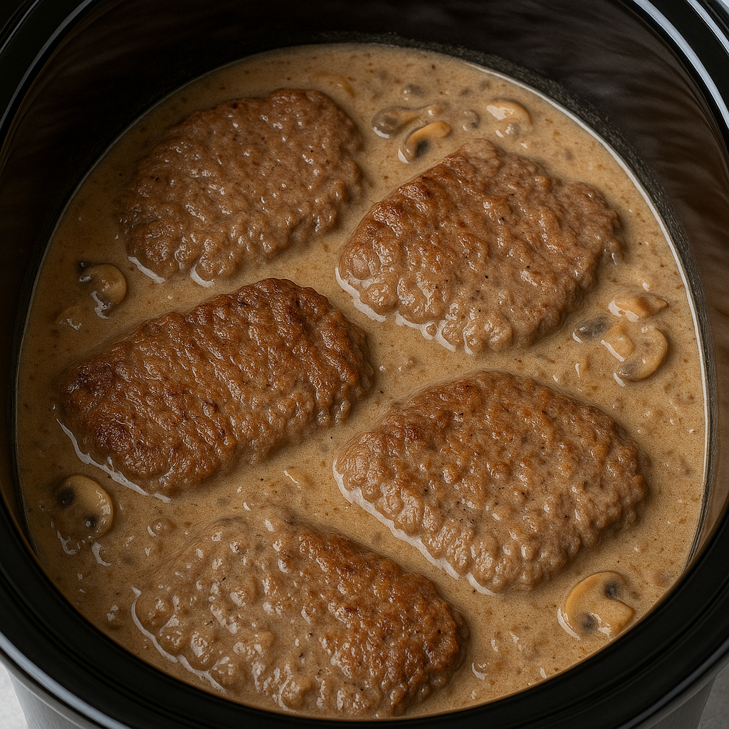Cube Steak (Slow Cooker)