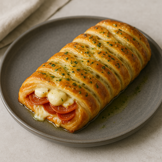 Pizza Braided Puff Pastry