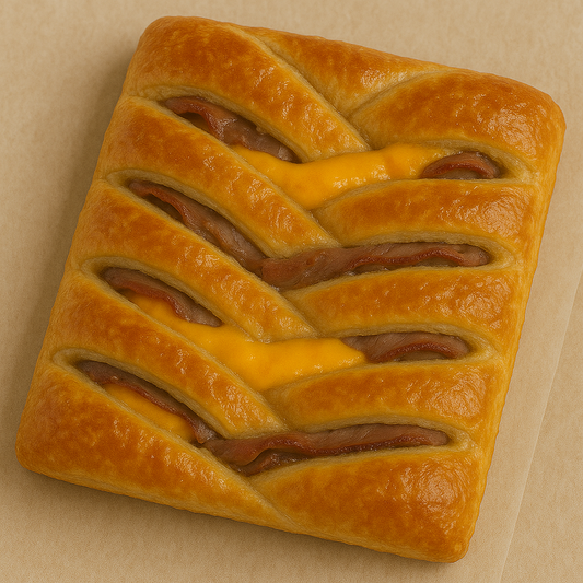 Roast Beef And Cheddar Puff Pastry