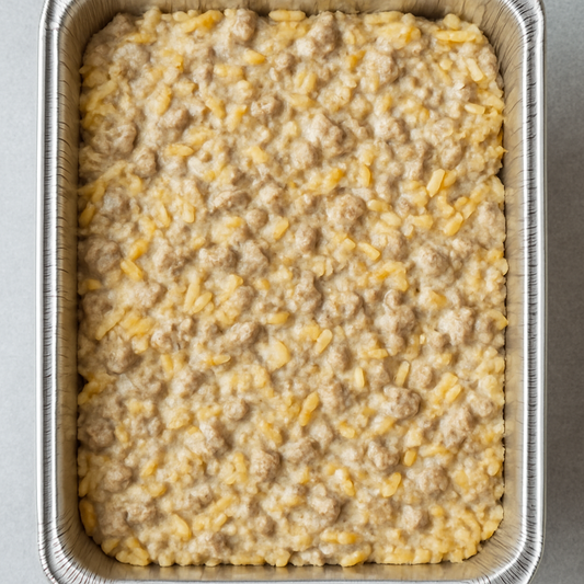 Sausage Gravy & Hash Brown Casserole