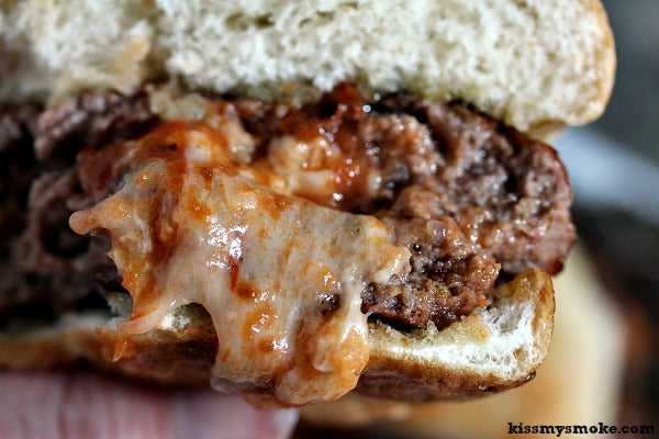 Stuffed Pizza Burger