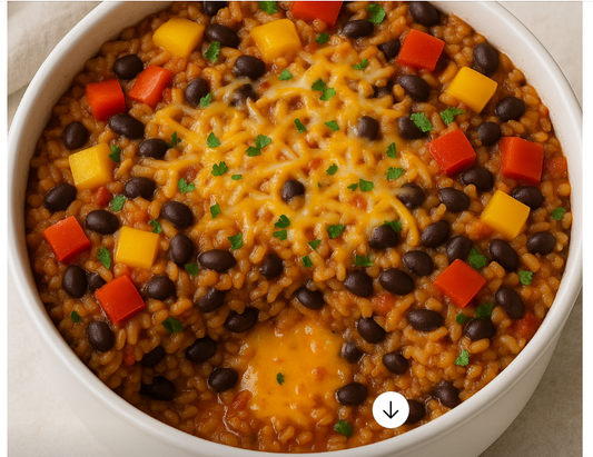 Vegetarian Stuffed Pepper Casserole