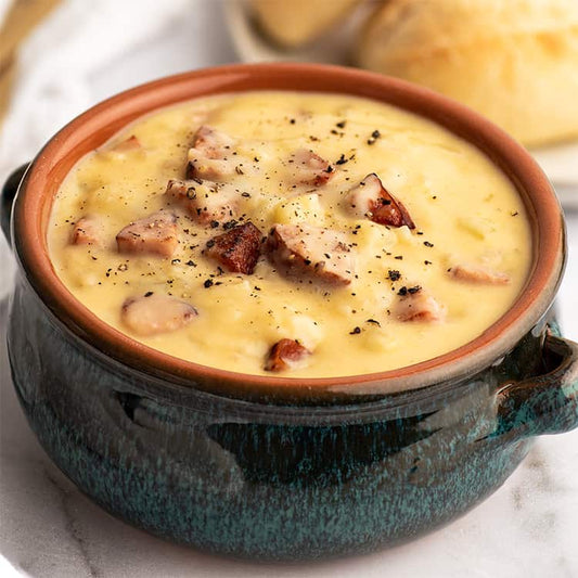 Cheesy Smoked Sausage Potato Soup