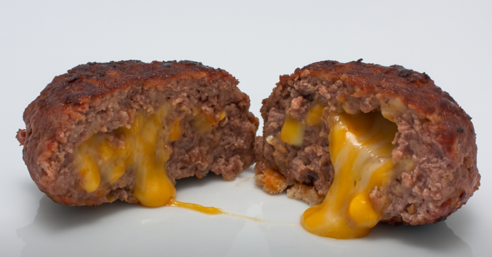 Cheese Stuffed Burgers